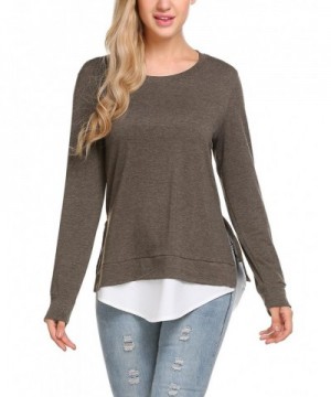 ELESOL Womens Sleeve Oversized Pullover