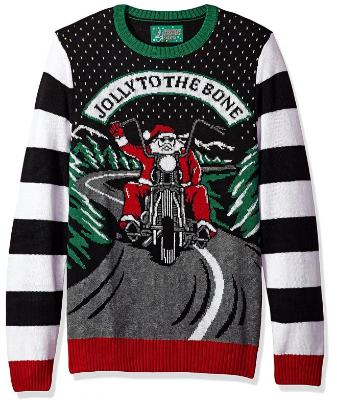 Ugly Christmas Sweater Jolly Black