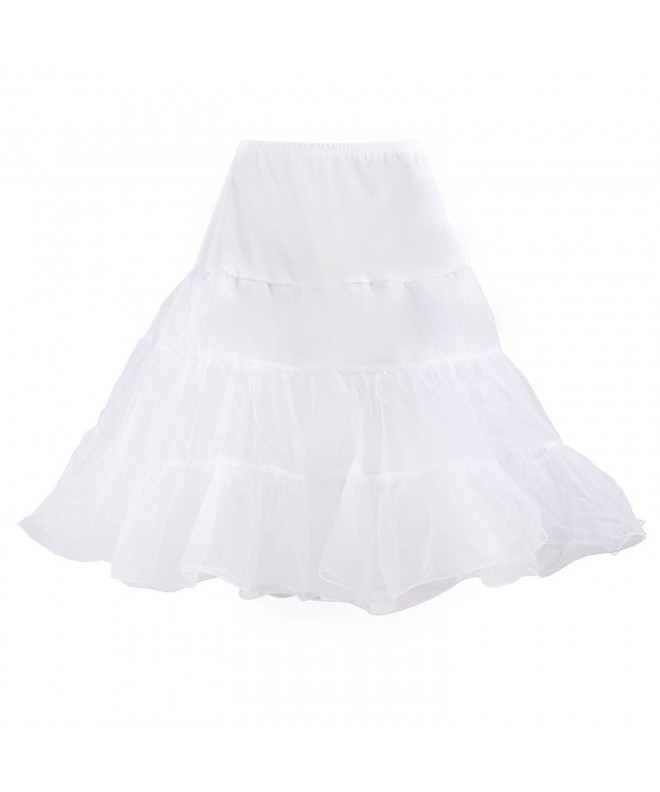 HDE Petticoat Vintage Rockabilly Underskirt