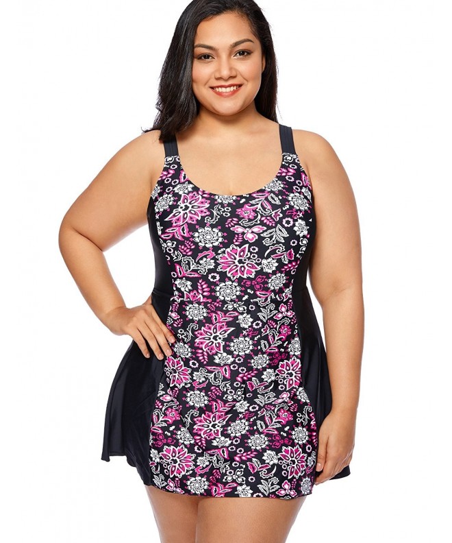 Delimira Swimdress Skirted Swimsuit Multicoloured