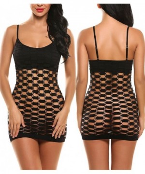 Avidlove Fishnet Lingerie Chemise Badydoll