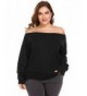 Blenko Womens Sweater Shoulder Pullover