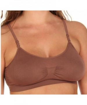 Coobie Womens Strappy Scoopneck Mocha