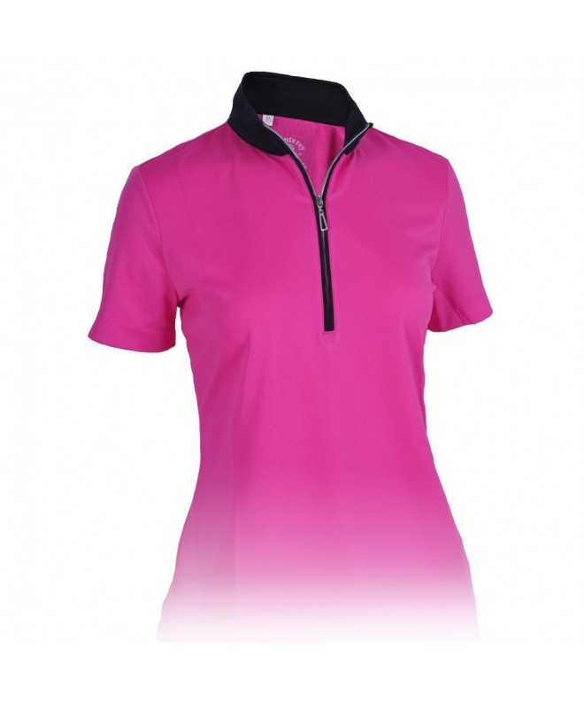 Monterey Club Ladies Contrast Raspberry