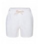 Yknktstc Womens Elastic Casual Drawstrings