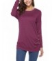 Nowyi Womens Sleeve Button Casual