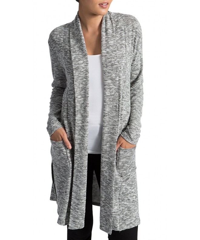 89th Madison Marled Pocket Cardigan