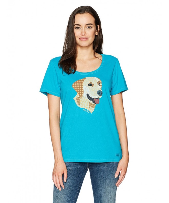 Life Crusher Patchwork T Shirt Turquoise