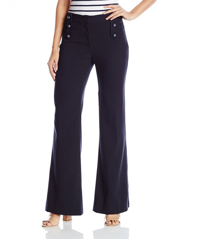 XOXO Womens Wide Trouser Button