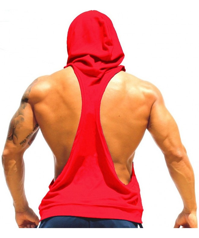 Manstore Sleeveless Hooded Cotton Hoodies