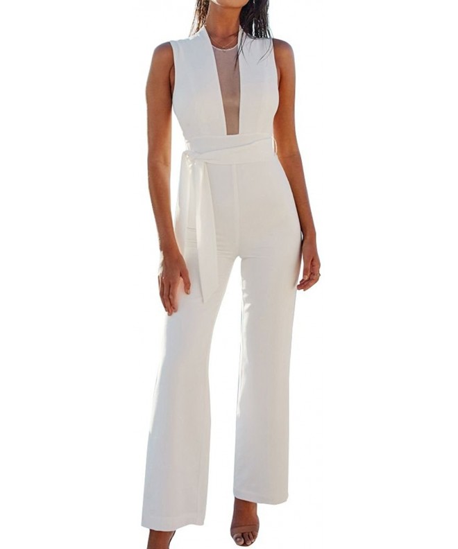 FANCYINN Zipper Jumpsuits Bodycon Romper