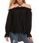 Womens Sleeve Shoulder Blouse Medium