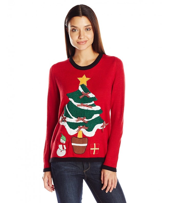 Erika Womens Pullover Christmas Sweater