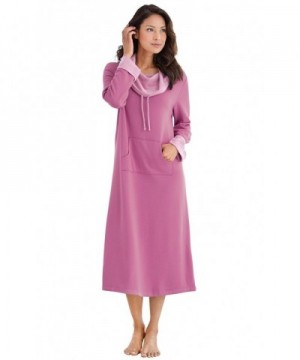PajamaGram Womens Softest Nightgown Raspberry