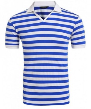 COOFANDY Fashion Shirts Striped T Shirt