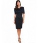 Hotouch Womens V Neck Sheath Dress