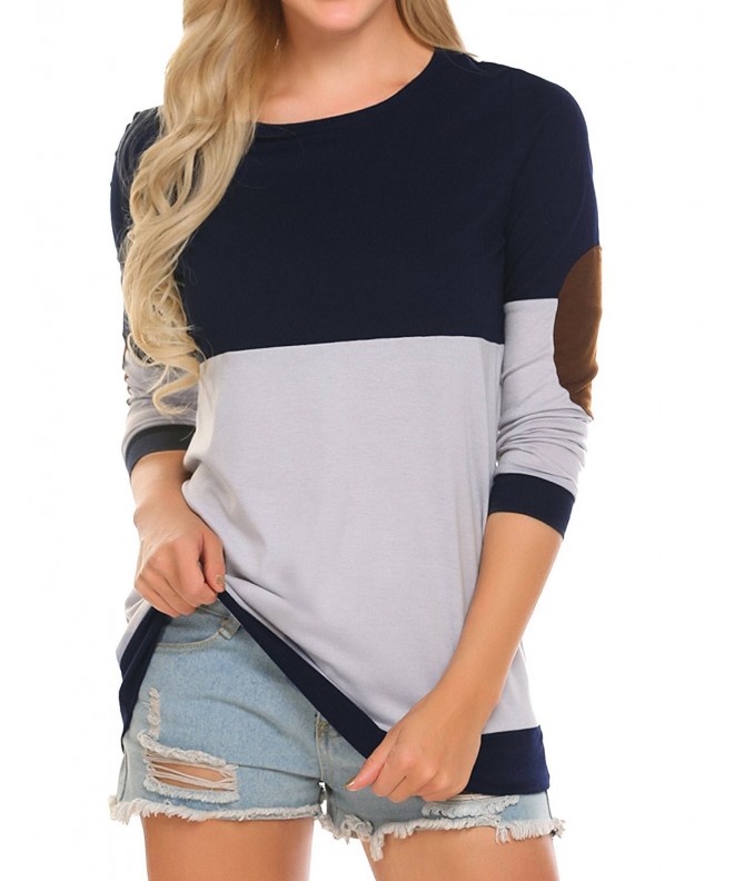 bubblebelle Womens Casual Crewneck Sleeve