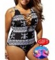 Swimsuit Monokini Printed Control Bathing