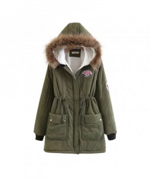 Liran Womens Winter Cotton Padded Armygreen