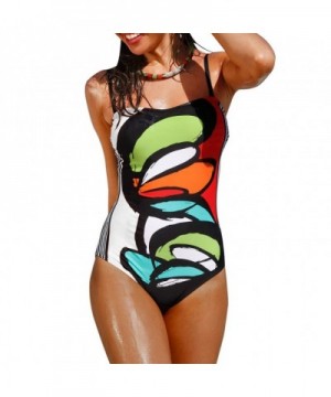 Womens Printed Shoulder Piece Swimsuit