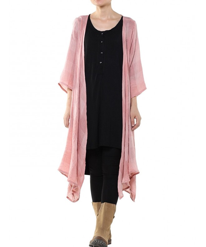 Mordenmiss Womens Loose Drape Cardigan