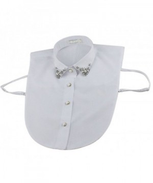 Vivian Blouse Detachable Collar Rhinestone