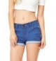 Reveal Womens Mid Rise Denim Shorts