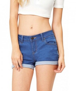 Reveal Womens Mid Rise Denim Shorts