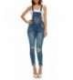 TwiinSisters Distressed Stretch Overalls rjho915