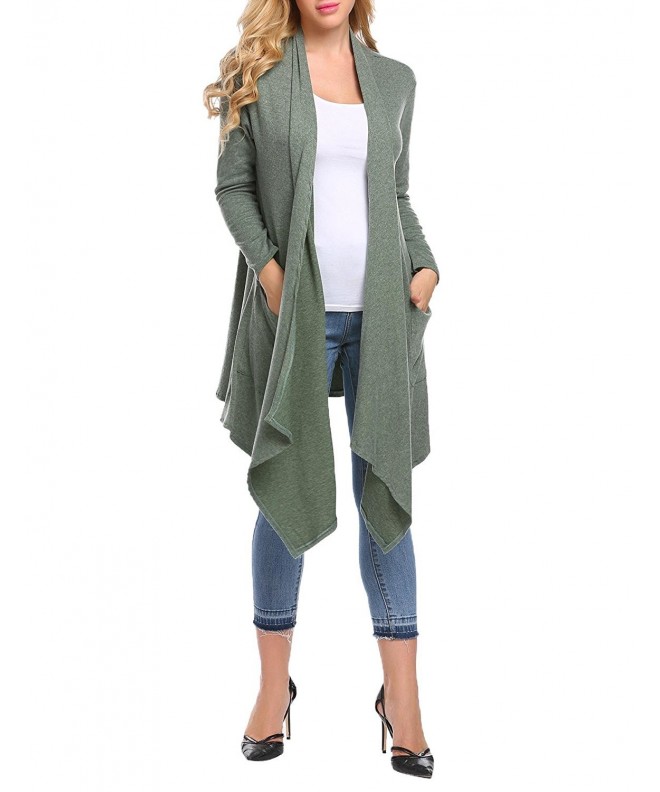 Bifast Irregular Waterfall Outwear Cardigan