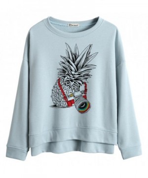 Soeach Pineapple Graphic Sweatshirt Pullover