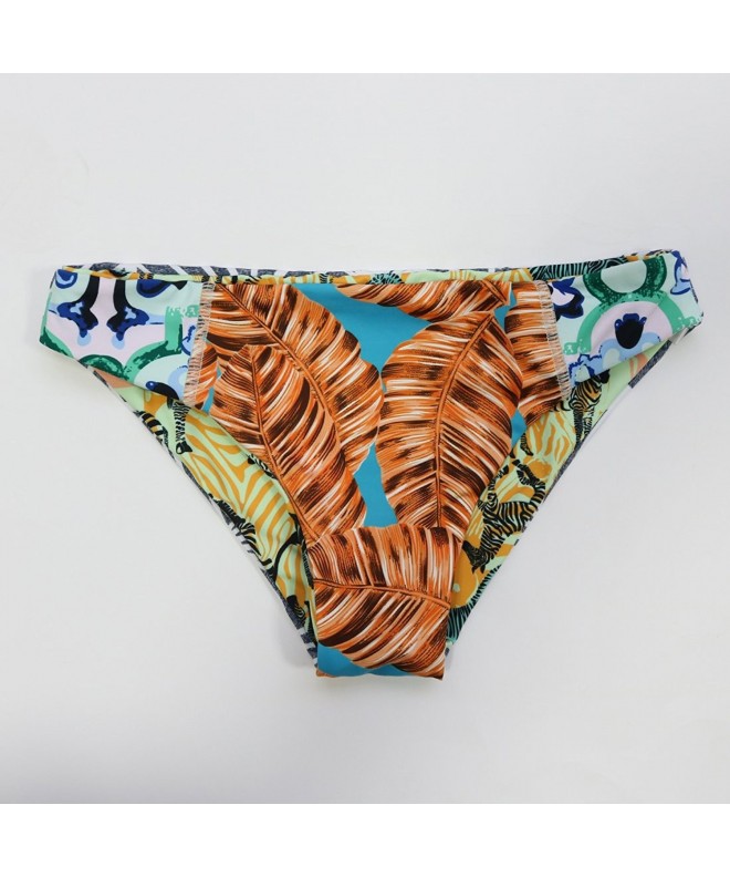 Padded Printed Bikini Zipper Top Zebra Patten Bottom Bikini Swimsuit ...