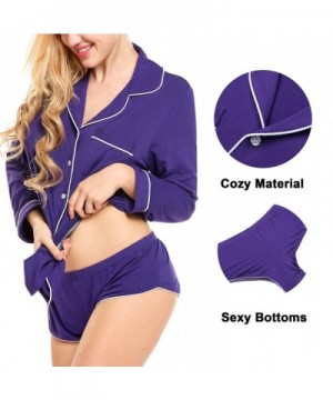 Acecor Button Sleeve Pajamas Shorts