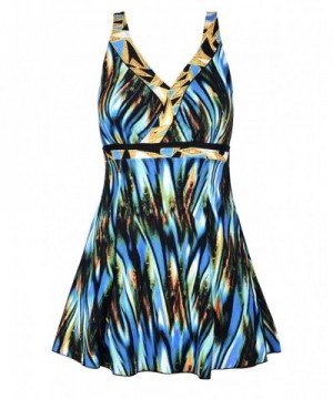 Kdilon Vinatge Swimdress Swimsuit Bathing