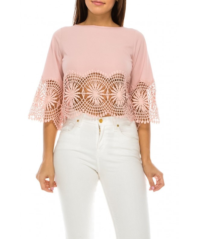 StyleEvery1 Casual Sleeve Crochet Summer