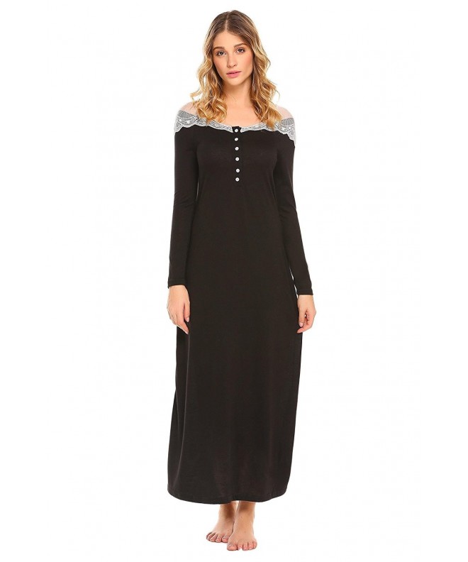 Etuoji Sleeve Nigthgown Casual Sleepwear