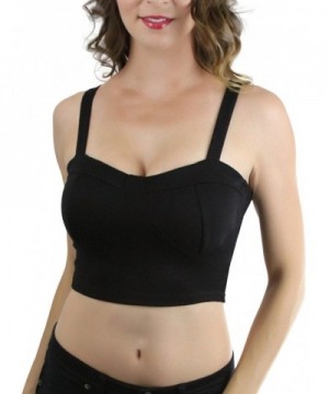 ToBeInStyle Womens Ponte Bustier Top