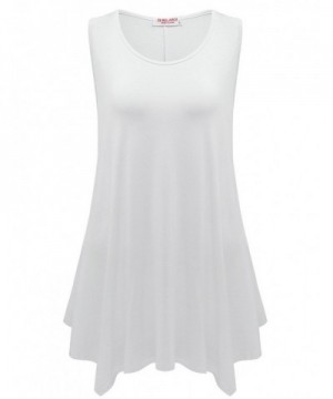 BELAROI Womens Sleeveless 1X White