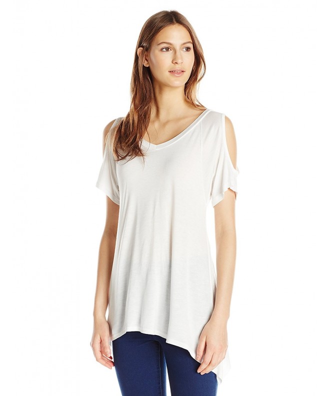 Paper Tee Womens V Neck Shoulder