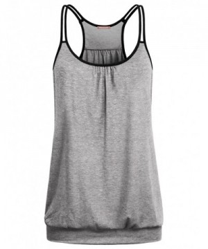 BlevonH Sleeveless Racerback Camisole Lightweight