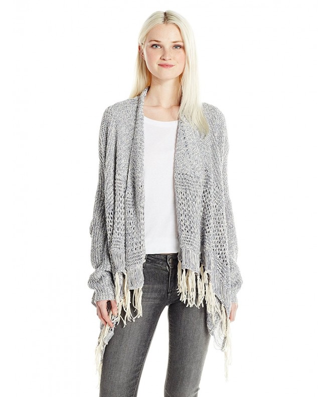 Silver Jeans Womens Longsleeve Fringe