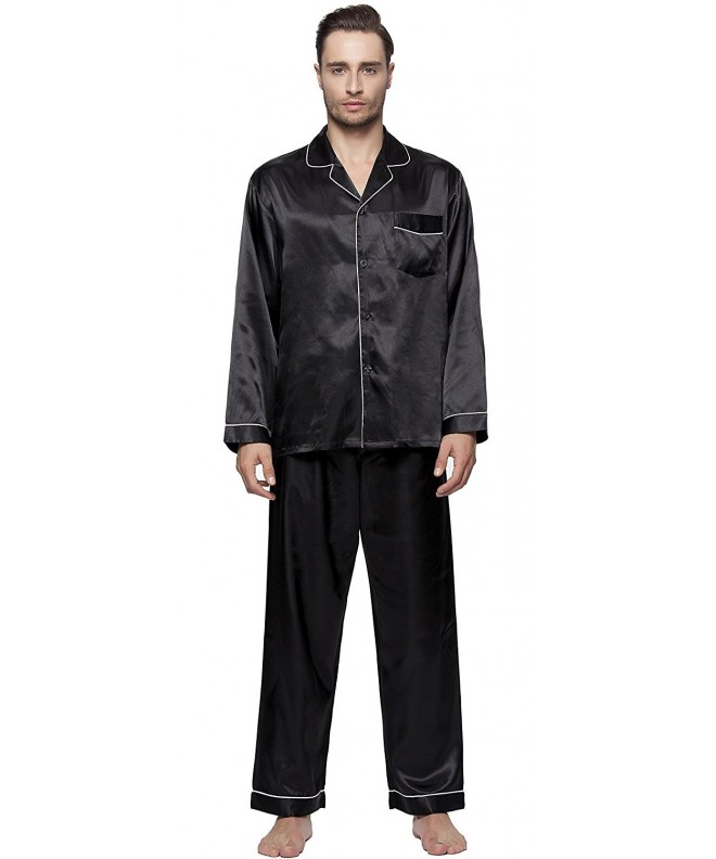 SunRise Mens Classic Satin Pajama