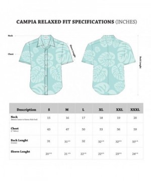 Moda Mens Slub Short Sleeves Button-Down Shirt - Easter Aqua 17-96438 ...