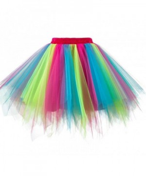 Dressever Vintage Petticoat Rainbow X Large