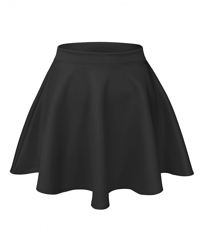 Basic Versatile Stretchy Skater Skirts