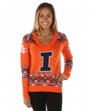 Womens University Illinois Sweater XX Large