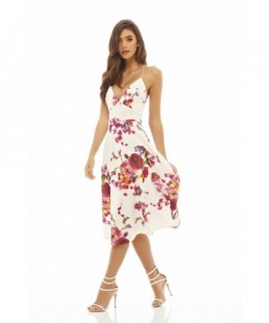 AxParis Womens Strappy Floral Skater