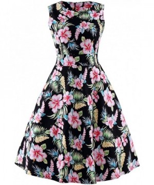 Sleeveless Vintage Rockabilly Hawaiian Dress