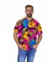 Funky Hawaiian Shirt Bigflower pink