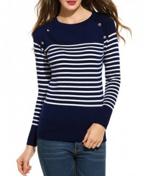 ANGVNS Womens Casual Sleeve Sweater